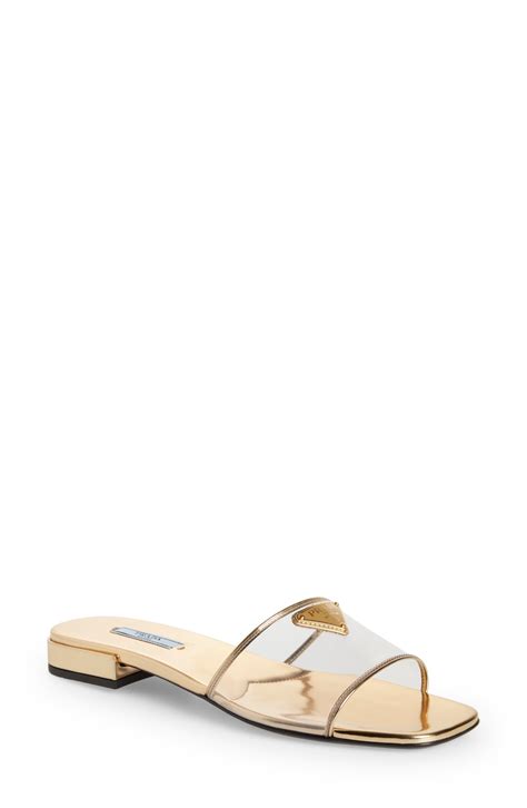 prada fur sandal|prada transparent sandals.